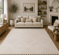 Circle Diamond Pattern Modern Rug by Oriental Weavers