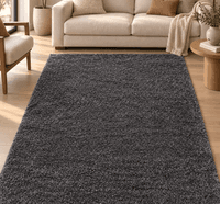 Emy Shag Plain Dark Grey Rug | Oriental Weavers