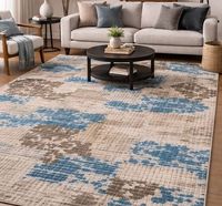 Vectra Mate Modern Rug, Blue from Mac Carpet 