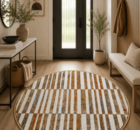 Dariana Linear Modern Round Rug | Oriental Weavers